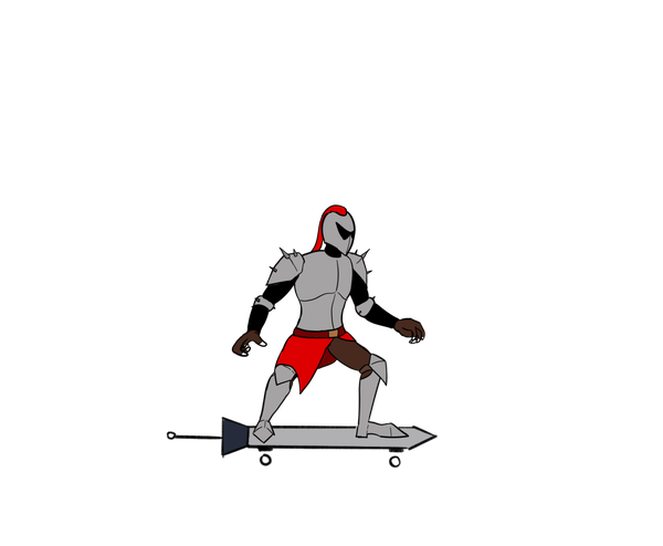 Rad Knight attack frame 1