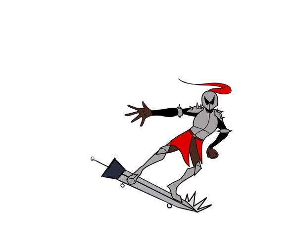 Rad Knight attack frame 3