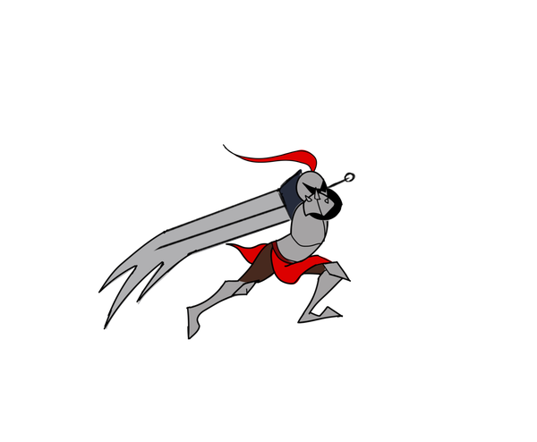 Rad Knight attack frame 5