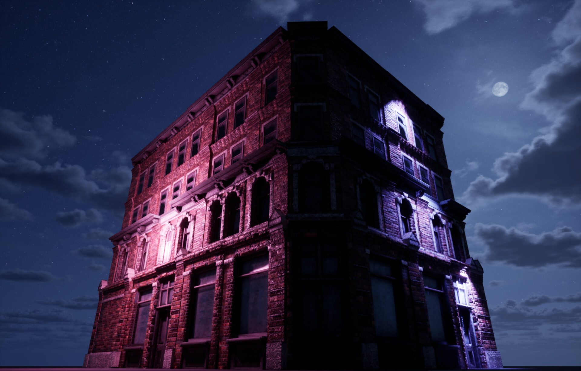NY Building — full render