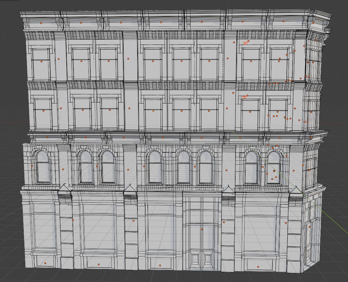 NY Building — geometry breakdown 2