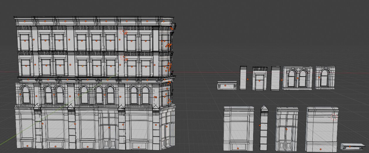 NY Building — geometry breakdown 3